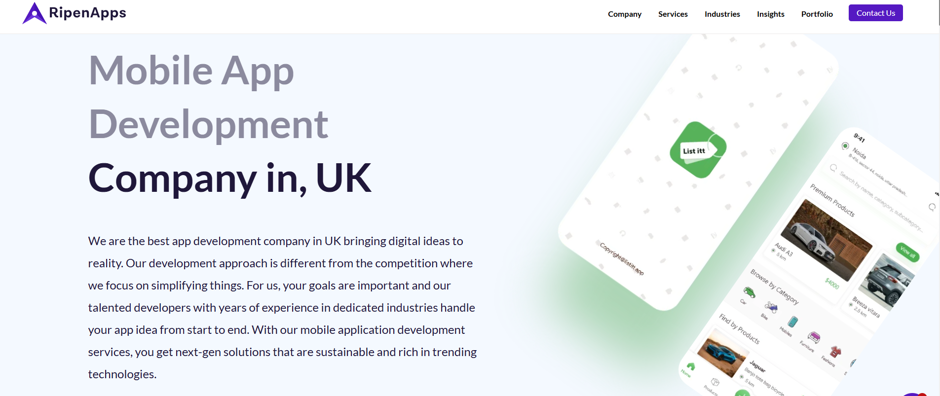 RipenAppsTechnologies - Leading Mobile App Development Company